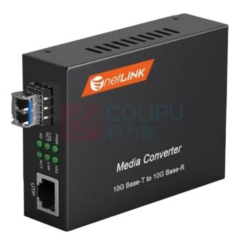 netLINK 万兆光纤收发器 单模双纤光电转换器 1310nm20KM工程电信级一台 HTB-10G-20KM/SFP+
