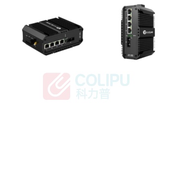 netLINK 千兆1光4电工业级光纤收发器 单模双纤光电转换器 导轨式一台 HTB-6000-15-1GX4GE-20KM