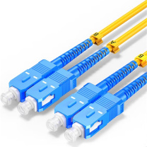 泰盟 电信级光纤跳线 SC-SC单模双芯 TM-GSM-2SCSC3M 3米