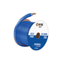奥威尔 OWIRE 超六类4对非屏蔽网线 SSKJ-C6A-68BL 蓝色