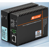 netLINK 千兆光口光纤收发器 HTB-GS-03/1.25Gbps 工程电信级光电转换器 不含SFP光模块 一对(2台)