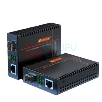 netLINK 千兆光口光纤收发器 HTB-GS-03/1.25Gbps 工程电信级光电转换器 不含SFP光模块 一对(2台)