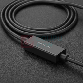 绿联 UGREEN USB3.0延长线公对母数据连接线带供电 US175 10米