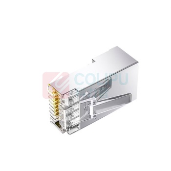斯赛孚 超六类 镀金FTP屏蔽千兆水晶头 SF-6RJ45 100个/包