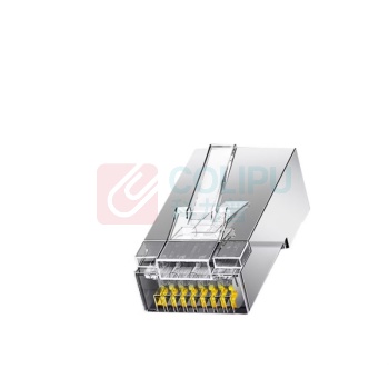 斯赛孚 超六类 镀金FTP屏蔽千兆水晶头 SF-6RJ45 100个/包