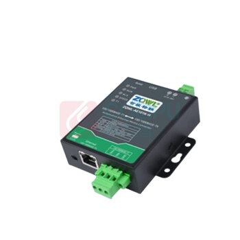 智嵌物联 百兆车载以太网转换器 ZQWL-AE101B-L-M12 M12航空插头+罗森伯格H-MTD