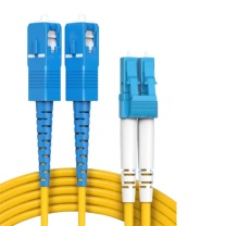 netLINK 电信级光纤跳线 HTF-SC-LC/SM-1 SC-LC单模双芯1米