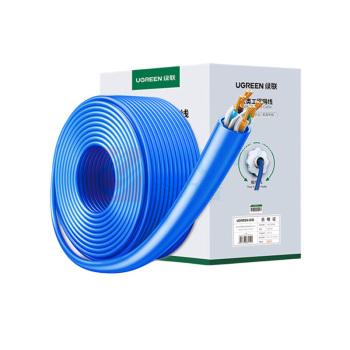 绿联 UGREEN 六类千兆工程网线 90234 0.57±0.008mm纯铜芯 (蓝色) 200米