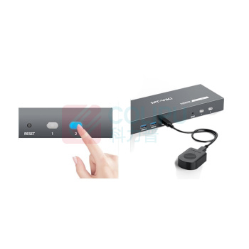 迈拓维矩 MTVIKI HDMI KVM切换器二进二出 MT-KH22S