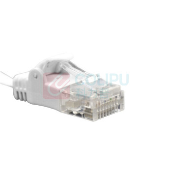 酷比客 L-CUBIC 超五类百兆网线 扁线 LCLN5ESBWH-3M 3米 (白色)
