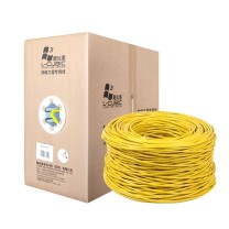 酷比客 L-CUBIC 超五类纯铜成箱网线 LCLN5EYW-305M 305米 (黄色)
