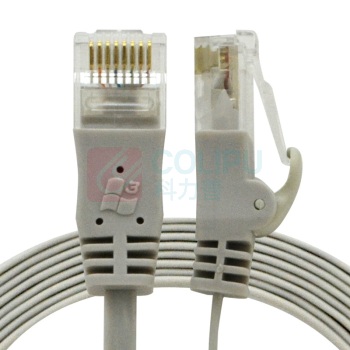 酷比客 L-CUBIC 超五类扁平网络线 LCLN5ESBGY-2M 2米 (灰色)