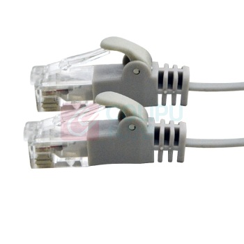 酷比客 L-CUBIC 超五类扁平网络线 LCLN5ESBGY-2M 2米 (灰色)
