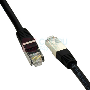 酷比客 L-CUBIC 六类屏蔽网络线 LCLN6RRECSBK-1M 1米 (黑色)