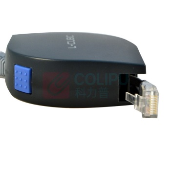 酷比客 L-CUBIC 六类伸缩网线 LCCPLA-MS20BK 2米 (黑色)