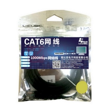酷比客 L-CUBIC 六类网络线 LCLN6RRECBK-2M 2米 (黑色)