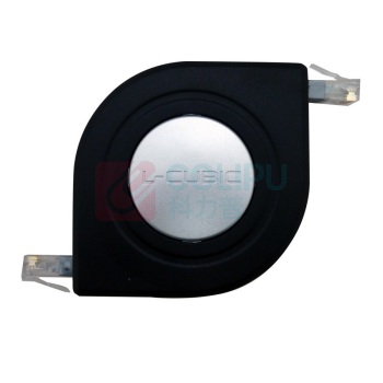 酷比客 L-CUBIC 六类伸缩网线 LCCPLA-MS50BK 5米 (黑色)