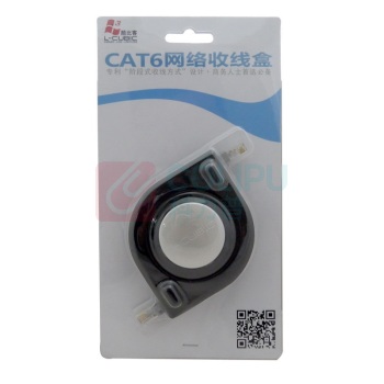 酷比客 L-CUBIC 六类伸缩网线 LCCPLA-MS50BK 5米 (黑色)