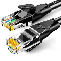 山泽 SAMZHE 六类非屏蔽网线 WD6020 千兆cat6类双绞线 2米 (黑色)