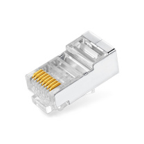 胜为 胜为(shengwei)RC-6050 50个/盒 六类金属屏蔽RJ45镀金8芯网络水晶头 RC-6050 50个/盒 (透明)