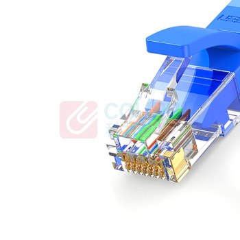 绿联 UGREEN 六类网线 Cat6八芯双绞线 11202 NW102 2米 (蓝色)