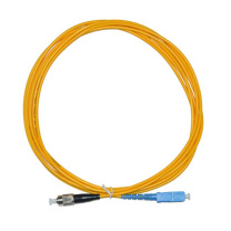 酷比客 L-CUBIC 单模光纤跳线 LCCPSFSCFCYW-5M SC-FC/5米 (黄色)