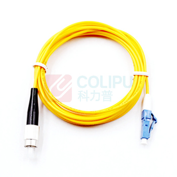 酷比客 L-CUBIC 单模光纤跳线 LCCPSFLCFCYW-5M LC-FC/5米 (黄色)