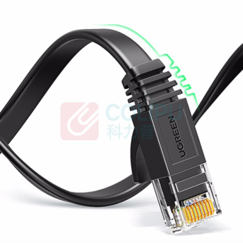 绿联 UGREEN 六类网线 50176 NW102 5米 (黑色)
