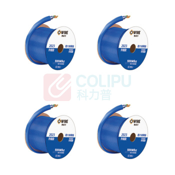 奥威尔 OWIRE 超六类4对非屏蔽网线 SSKJ-C6A-68BL 0.58mm加粗线径 305.00 米/卷 (蓝色)
