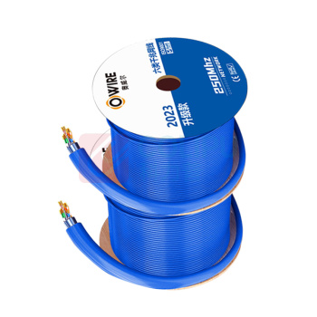 奥威尔 OWIRE 六类4对单屏蔽网线 SSKJ-C6-68BL 0.58mm加粗线径 305.00 米/卷 (蓝色)