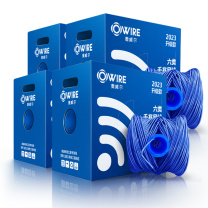 奥威尔 OWIRE 六类4对非屏蔽低烟无卤网线 SSKJ-C6-LZ68OR 0.58mm加粗线径 305.00 米/箱 (蓝色)