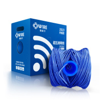 奥威尔 OWIRE 超五类非屏蔽网线 SSKJ-C5E-60BL 0.50mm加粗线径 305.00 米/箱 (蓝色)
