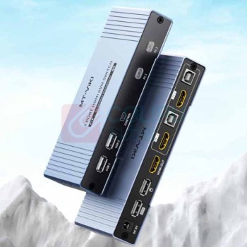 迈拓维矩 MTVIKI KVM切换器 HDMI 2进1出 mt-hk201w 