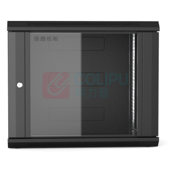 图腾 TOTEN 网络机柜 W26409 壁挂式 9U0.5米 另加 托盘*1块 (黑色)