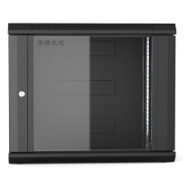 图腾 TOTEN 网络机柜 W26409 壁挂式 9U0.5米 另加 托盘*1块 (黑色)