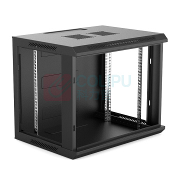 图腾 TOTEN 网络机柜 W26409 壁挂式 9U0.5米 另加 托盘*1块 (黑色)