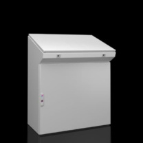 威图 TP 立式控制台 WxHxD 800 x 960 X400 mm配1套风扇过滤器系统，舒适型手柄，配刹车脚轮带开孔及组装 6748600-AJ111 