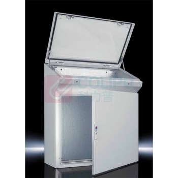 威图 TP 立式控制台 WxHxD 800 x 960 X400 mm配1套风扇过滤器系统，舒适型手柄，配刹车脚轮带开孔及组装 6748600-AJ111 