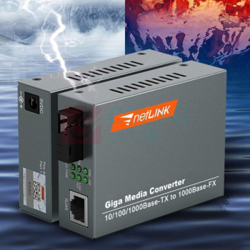 netLINK 光纤收发器 HTB-4100AB-3KM 千兆单模单纤, 0-3公里, DC5V
