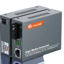 netLINK 光纤收发器 HTB-4100AB 接口模式:SC 传输速度:1000Mbps带宽:千兆电压:0~36V 额定功率:2.5W