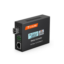 netLINK 万兆光纤收发器 多模双纤光电转换器850nm 300米工程电信 一台 HTB-10G-M/SFP+