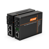 netLINK 千兆光纤收发器电信级1对 HTB-GS-03/2GE-40KM+HTB-GS-03/40KM