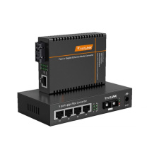 netLINK 千兆纤光纤收发器电信级1对 HTB-GS-03/4GE-100KM+HTB-GS-03/100KM