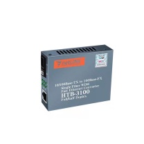 netLINK 光纤收发器 HTB-3100B-25KM SC接口,百兆单纤外置电源DC5V