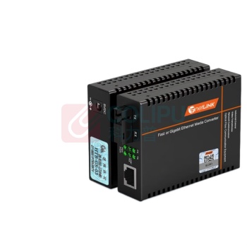 netLINK HTB-GS-0320AB工程电信级光纤收发器千兆单模单纤 20KM 1双/对