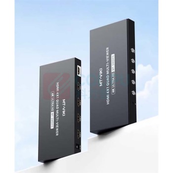 迈拓维矩 MTVIKI 不黑屏免驱动高清4K四进一出HDMI四画面视频分割器 MT-SW041C 