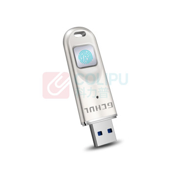 杰储 指纹加密U盘 U110 256G (银色) USB3.0