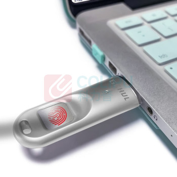 杰储 指纹加密U盘 U110 32G (银色) USB3.0