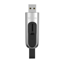 杰储 高速U盘/优盘 U130 256G (银色) USB3.1 暮光系列