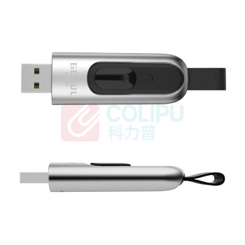 杰储 高速U盘/优盘 U130 256G (银色) USB3.1 暮光系列
